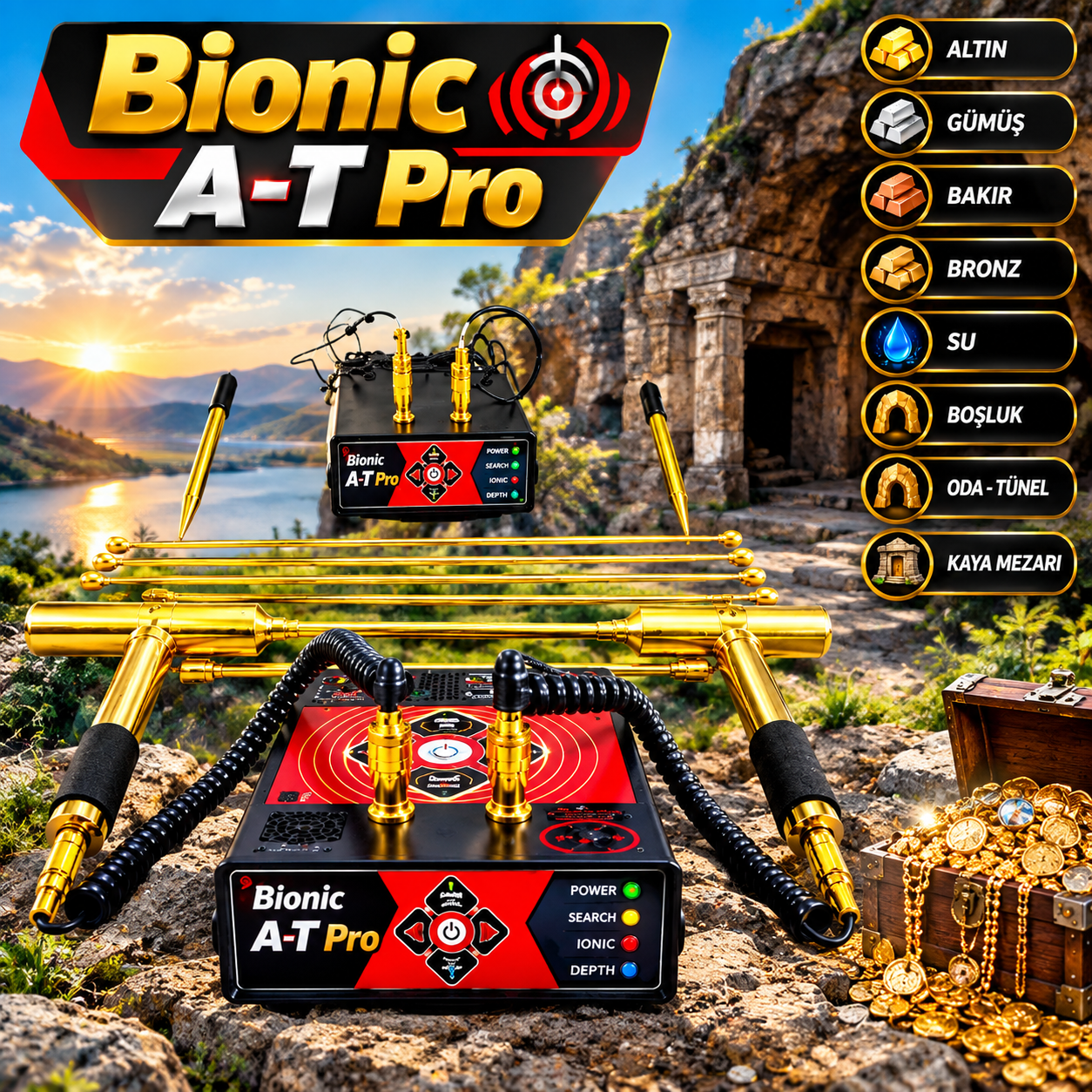 Bionic A-T-4 Pro Alan Tarama Cihazı - Görsel 3