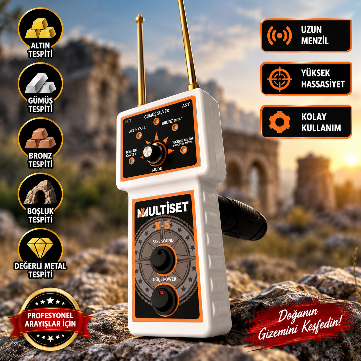 MULTİSET X-5 Alan Tarama