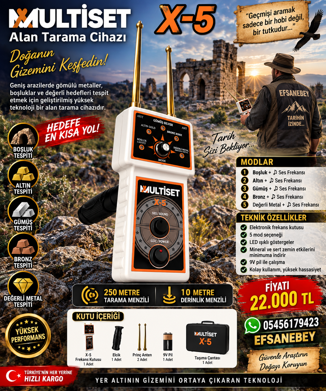 MULTİSET X-5 Alan Tarama - Görsel 2