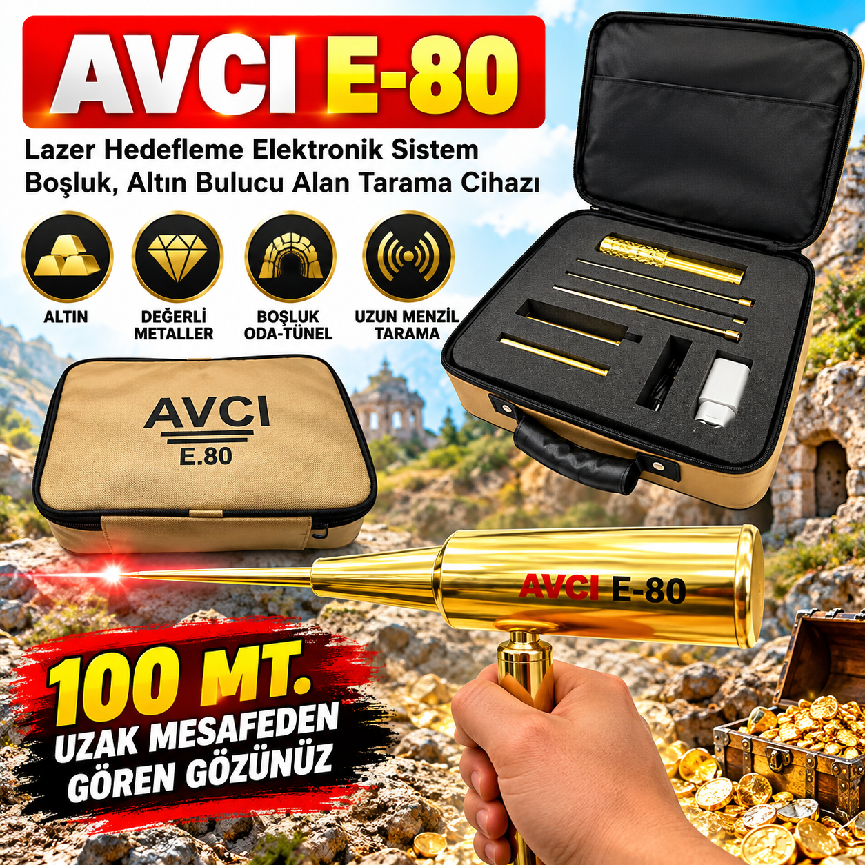 AVCI E-80 ALAN TARAMA CİHAZI - Görsel 3