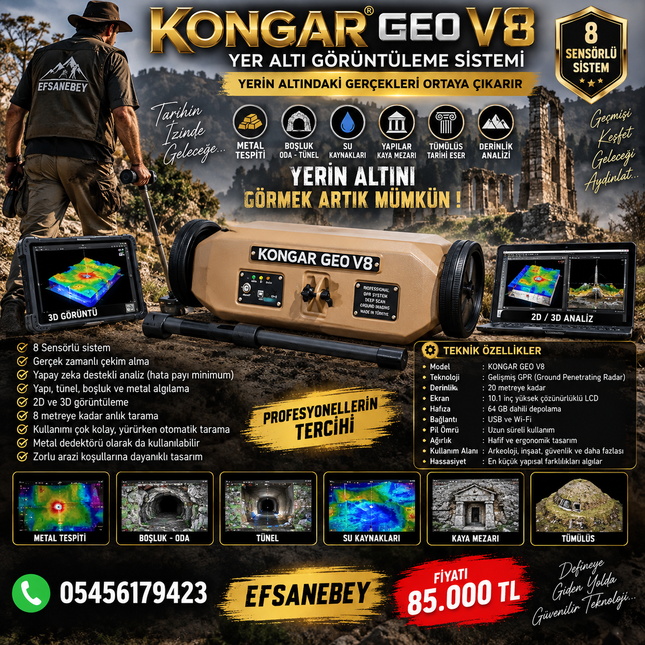KONGAR GEO V8 - Görsel 2