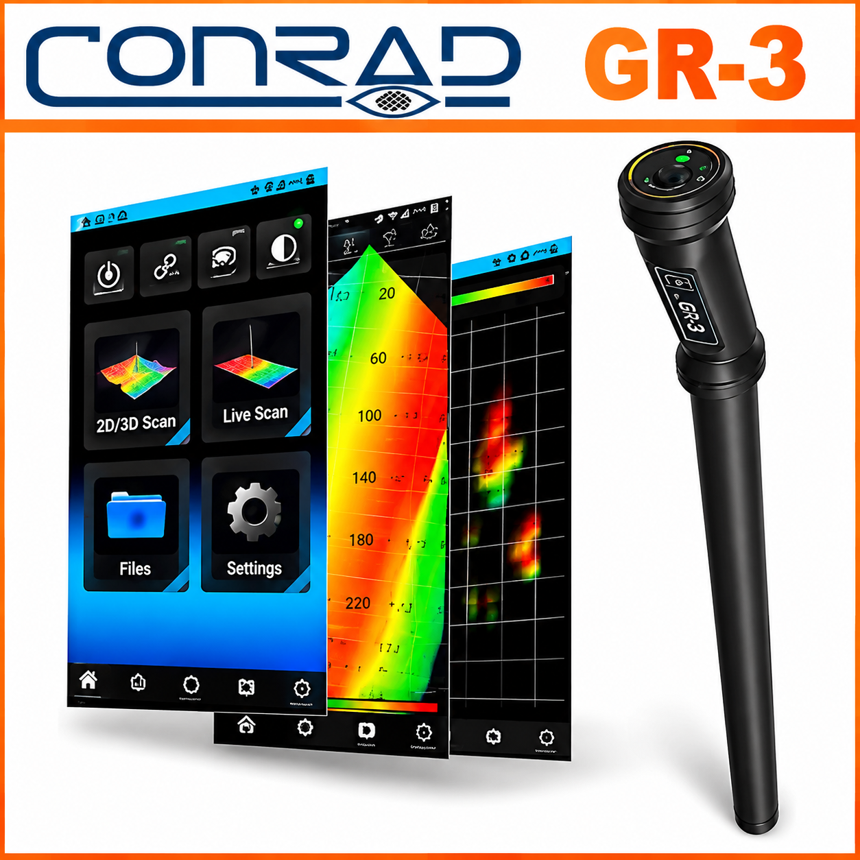 CONRAD GR-3 YER ALTI GÖRÜNTÜLEME SİSTEM