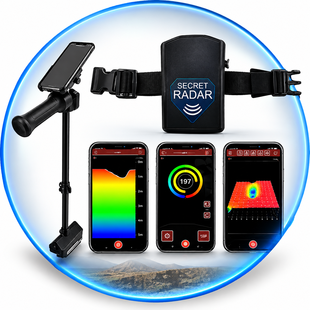 SECRET RADAR 3D Yer Altı Görüntüleme Cihazı