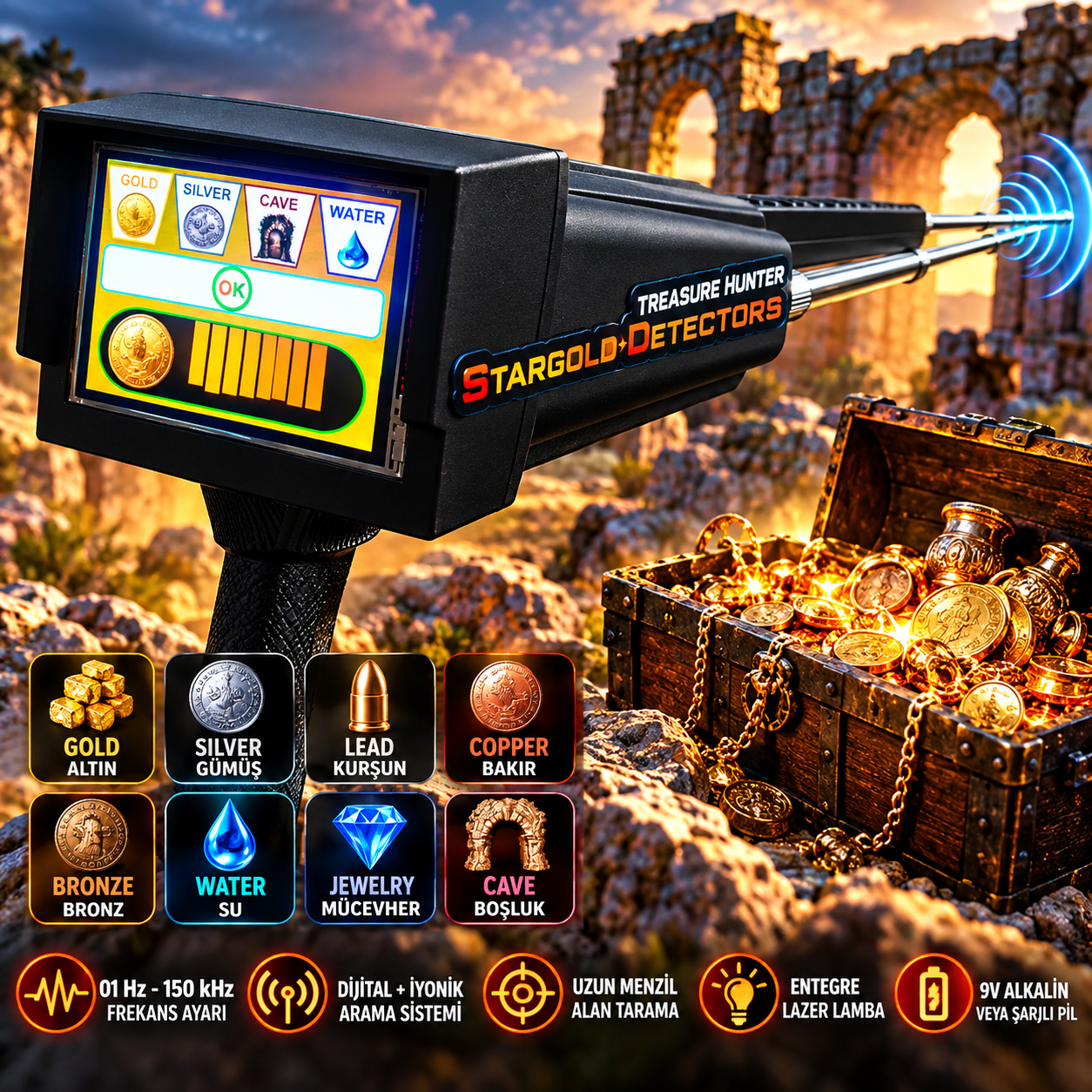 STARGOLD DETECTORS TREASURE HUNTER